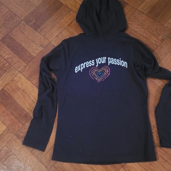 Shades of love yoga top/jacket sz small - Picture 2 of 6